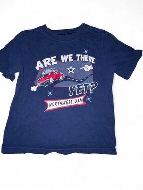 Kids' Navy 'Are We There Yet?' Graphic Tee